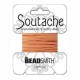 Beadsmith Cordón soutache de poliéster 3mm - Peach